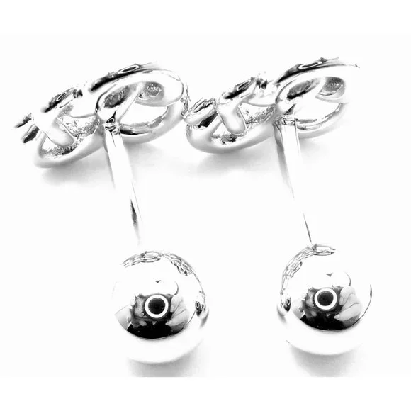 Rare! Authentic Tom Ford 18k White Gold Snake Cufflinks Box - Picture 6 of 9